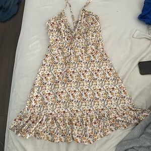 Size small dress, cross back, worn once, fits well, silk.